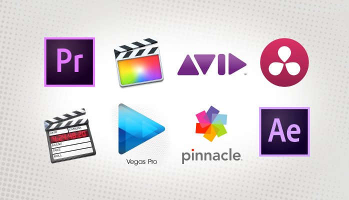 Picture of Different Video editing software